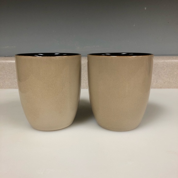 BOGO Set of 2 Pfaltzgraff Tan and Brown Mugs - Picture 12 of 16